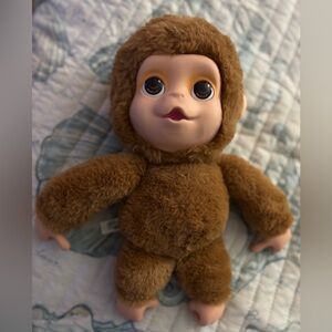 Little Live Pets Brown Plush Monkey Toy Pre Loved 🥰